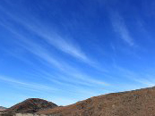 El desierto con el cielo pintado